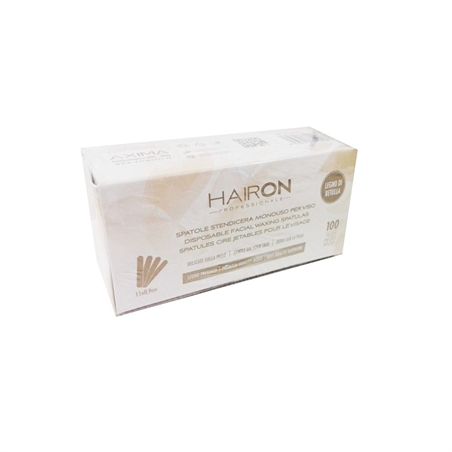 SPATOLA STENDICERA VISO MONOUSO IN LEGNO PICCOLE 11,3 X 1 CM CONF. 50PZ - 8033315380453-1 - SPATOLINE100-1